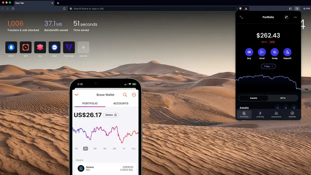 Brave Wallet – browser and mobile version