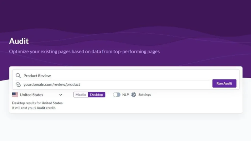 Surfer SEO – аудит сайту