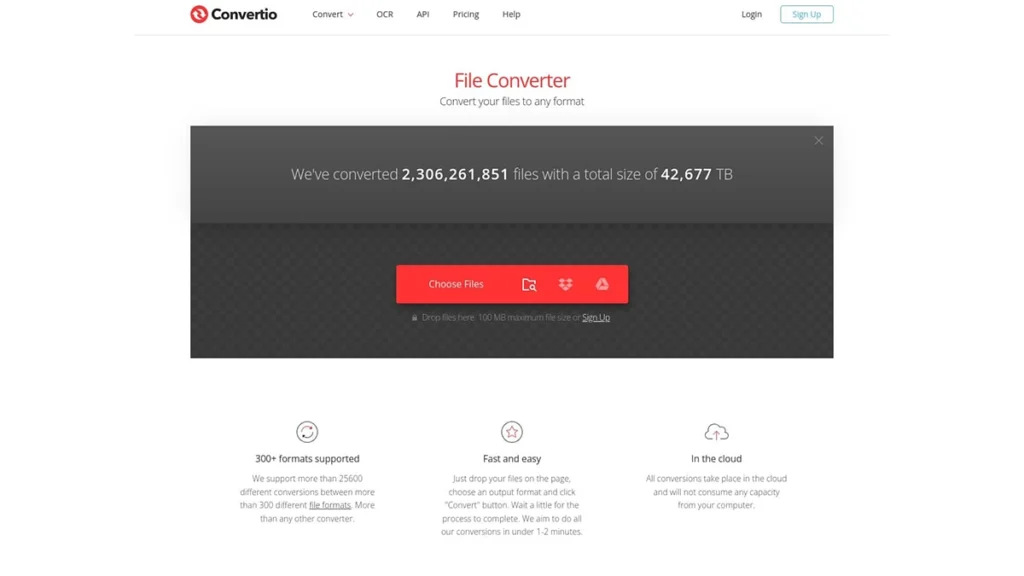 Online converter PDF to Word