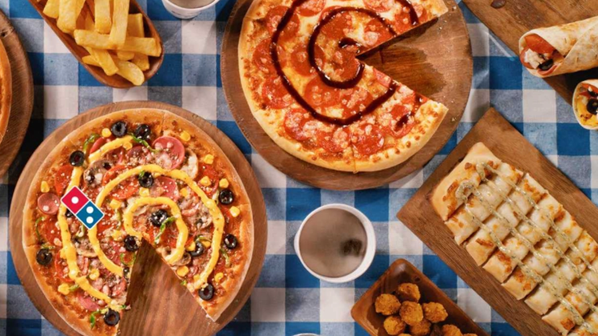 Pizza on the table