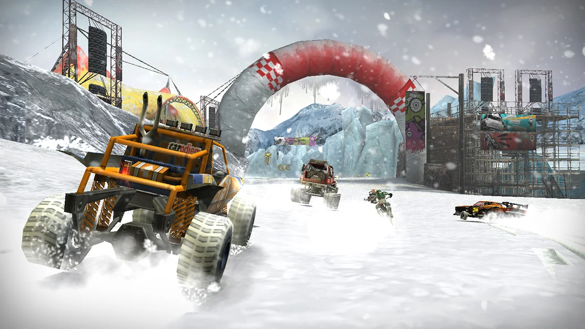PSP latest game MotorStorm: Arctic Edge