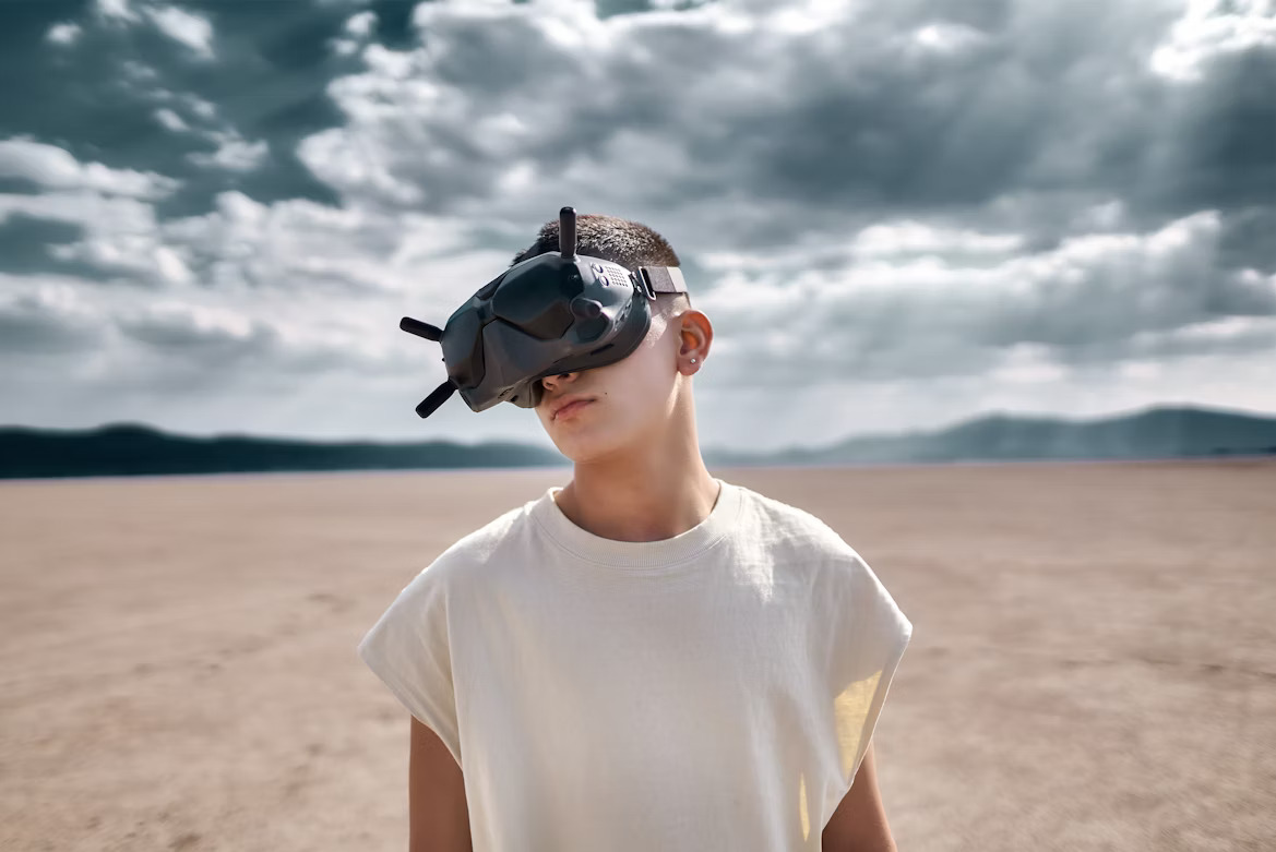 VR devices on a table
