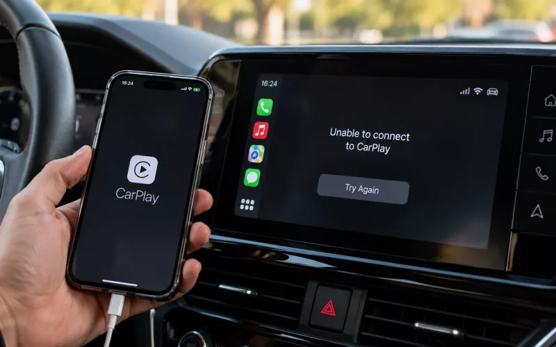 CarPlay не працює – перевірка підключення iPhone до мультимедіа автомобіля